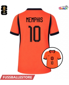 Günstige Niederlande Memphis Depay #10 Heimtrikot Damen WM 2026 Kurzarm